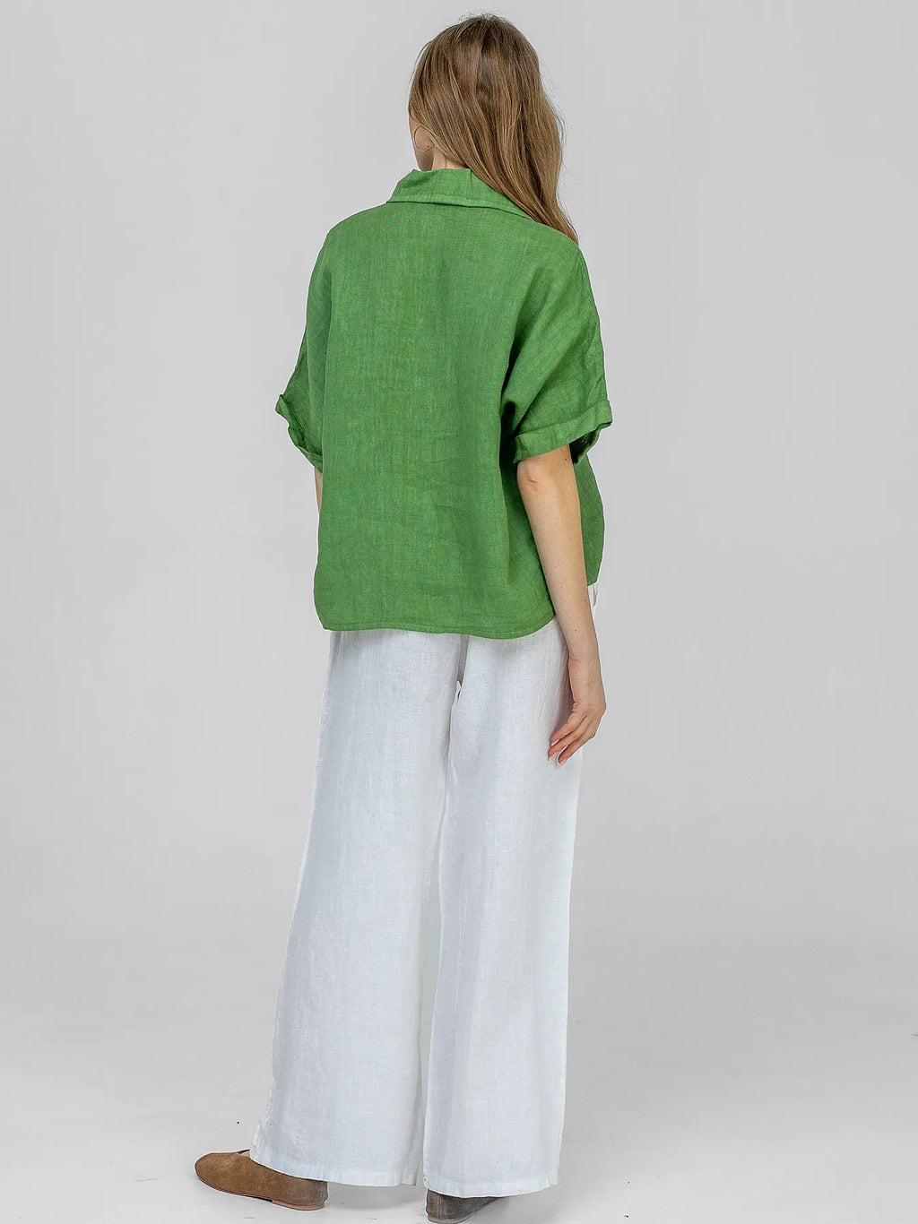 Pantalon Blanc 100% Lin