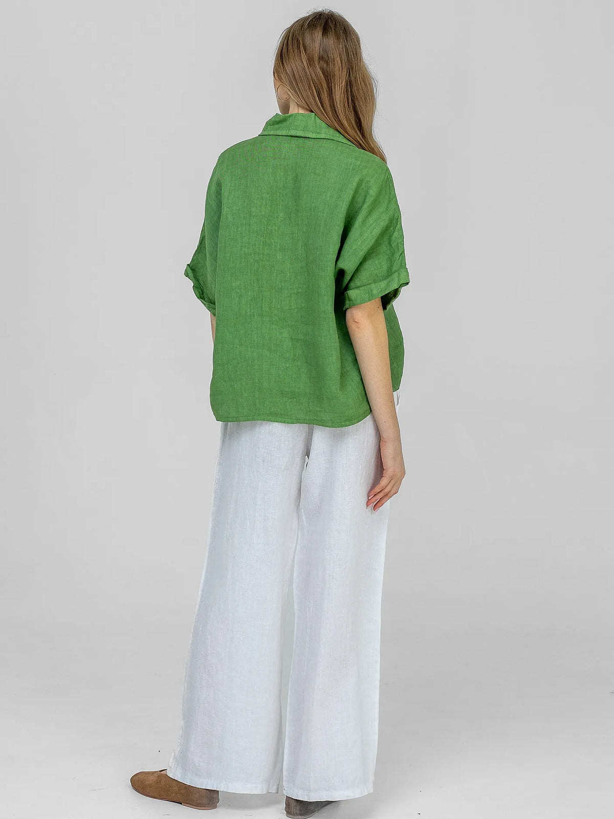 Pantalon Blanc 100% Lin